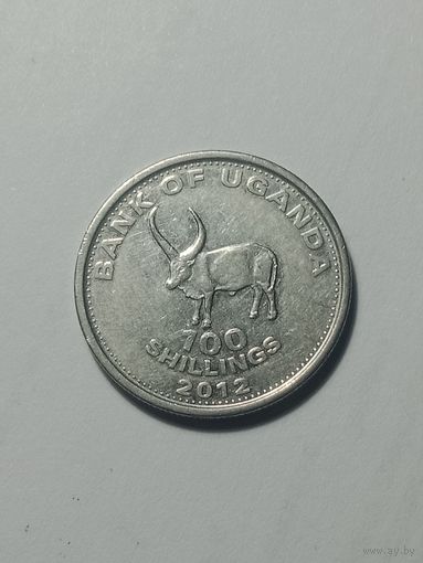 Уганда 100 шиллингов 2012 года .
