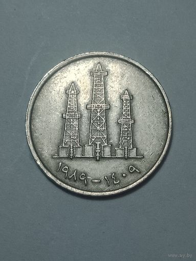 Арабские эмираты ОАЭ 50 филс 1989 года .