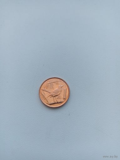 Каймановы острова 1 цент 1999 год
