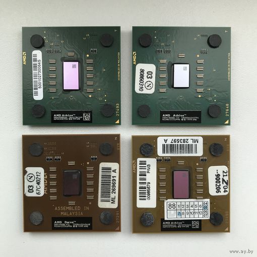 Процессоры AMD Athlon XP 2500+ 1800+ Duron 1.6 GHz (Socket A/462 PGA, Barton, Applebred, T-bred)