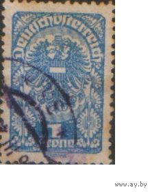 Марка из серии 1920г. Австрия "Герб. Орел"
