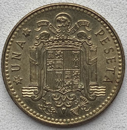 Испания 1 песета 1975 (80) г.