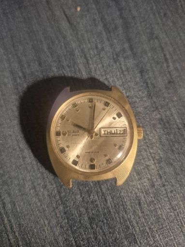 Часы слава автоподзавод. Рабочие. Au10