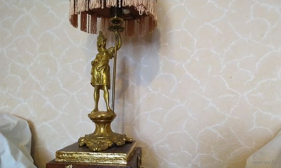 Немецкая лампа. Бронза.
