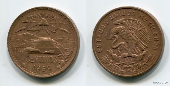 Мексика. 20 сентаво (1969)