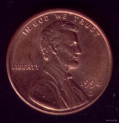 1 цент 1994 год D США