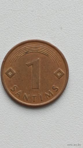 Латвия. 1 сантим 1997 года.