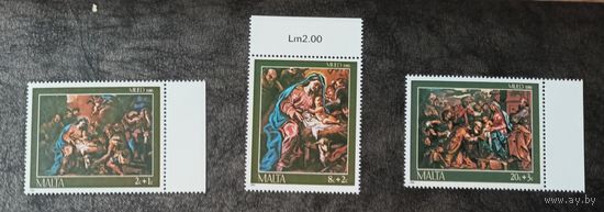 Мальта** 1986 живопись Рождество полная серия