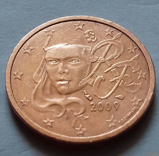 1 евроцент, Франция 2009 г.