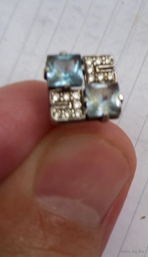 Серьга одиночка.Серебро