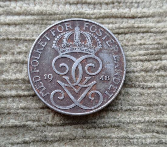 Werty71 Швеция 5 эре 1948
