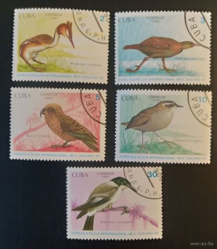 Куба 1990 птицы 5 из 6.