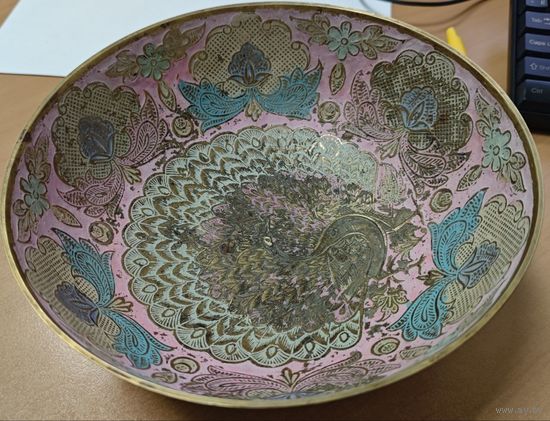 Ваза, латунь. Крупная 20см. Индия времен СССР