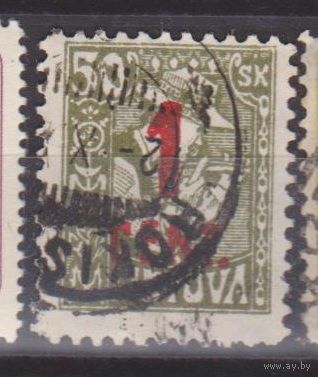 Литва 1922 год лот 6 С НАДПЕЧАТКОЙ