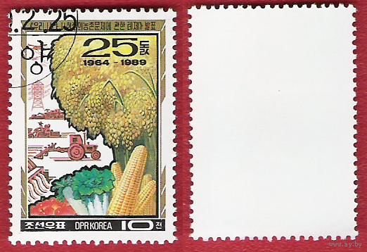 КНДР 1989 25-летие тезисов Ким Ир Сена