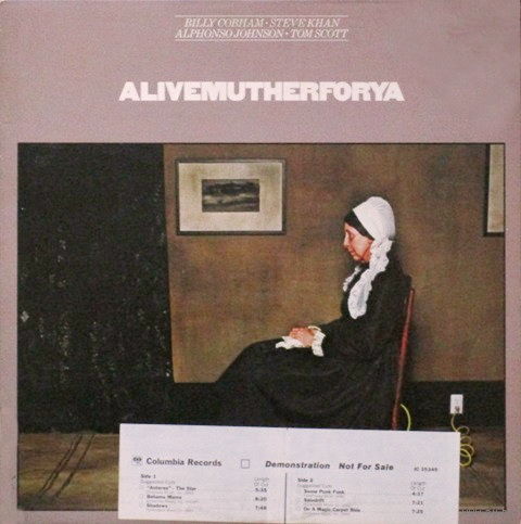 Billy Cobham, Steve Khan, Alphonso Johnson, Tom Scott – Alivemutherforya, LP, USA 1978