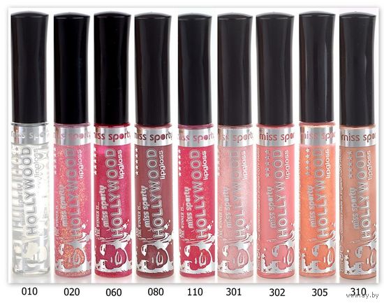 БЛЕСК для губ Miss Sporty Hollywood Lip Gloss 3 оттенка