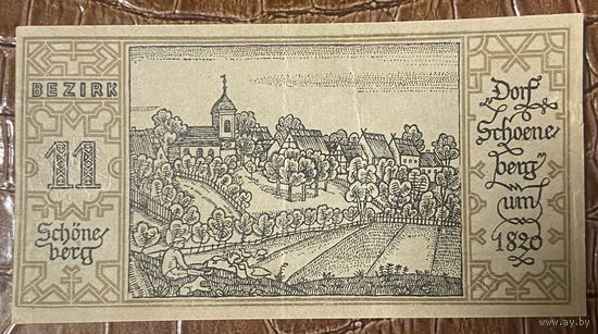 Нотгельд 50 пфеннигов 1921 год. Берлин. Веймарская республика