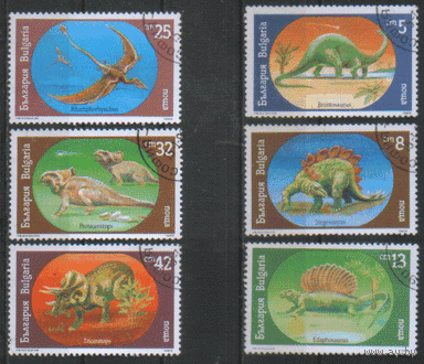 БЛ. М. 3840/45. 1990. Доисторические животные. гаш.