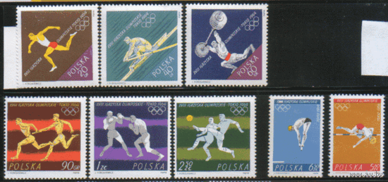 ПЛ. М. 1514/21. 1964. ОИ в Токио. ЧиСт.