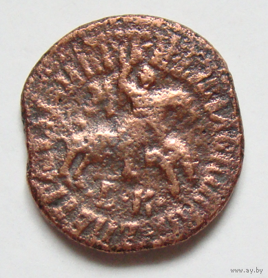 Копейка 1708  БК , гурт негладкий