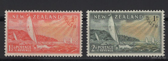 Новая Зеландия 1951** Регата, серия 2 марки
