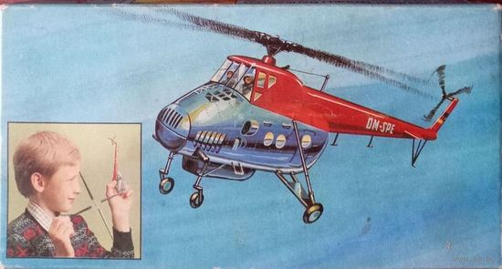 Сборная модель: Ми-4 ; VEB Plasticart (ГДР) 1/100