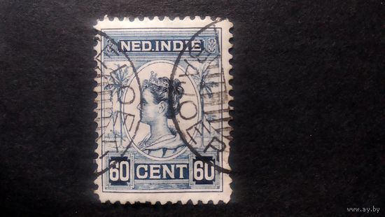 НИДЕРЛАНДЫ  \н16\ Нидерландская Индия  1922  королева Вильгельмина. штемпель