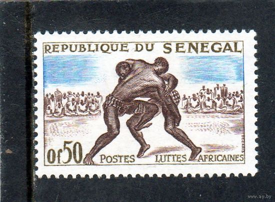 Сенегал.Ми-246.Спорт.Борьба.1961.