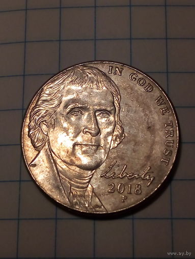 5 центов США 2018 Р год