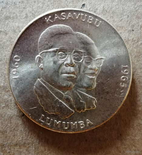 Монетовидный жетон "Президенты Конго" -- 1986 год