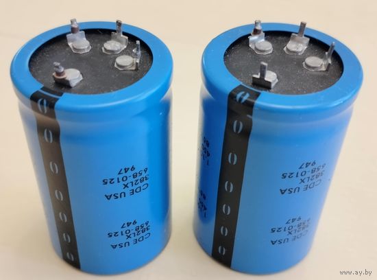 Конденсаторы Cornell Dubilier 382LX 1100mf 450v, 383LX 4000mf 63v, 380LQ 2200mf 250v