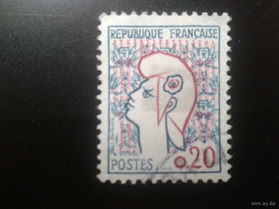 Франция 1961 стандарт Марианна