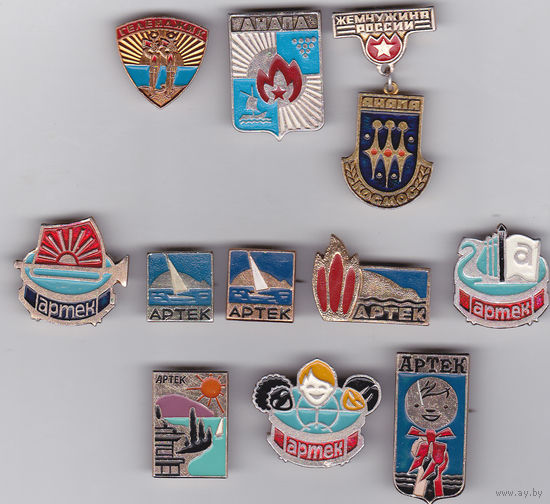 Пионерские лагеря: Геленджик, Анапа и Артек.