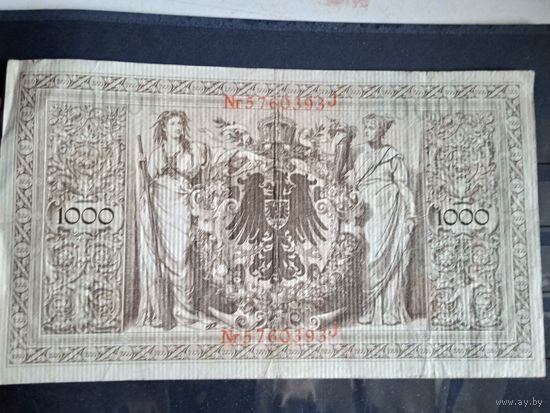 1000 марок 1910 г.