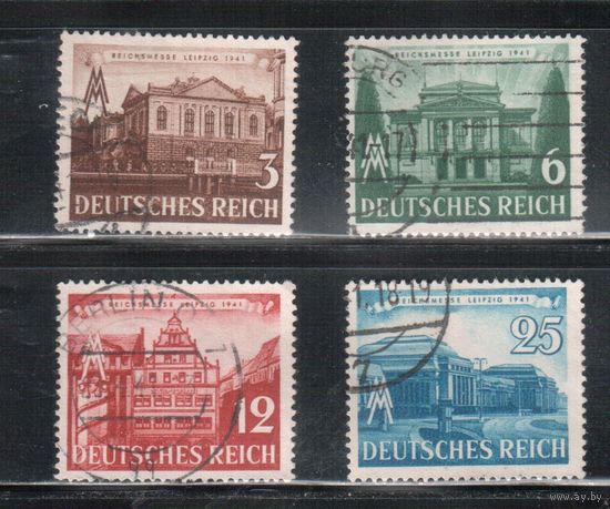 Германия-1941,(Мих.764-767) гаш. , Лейпцигская ярмарка(полная серия)