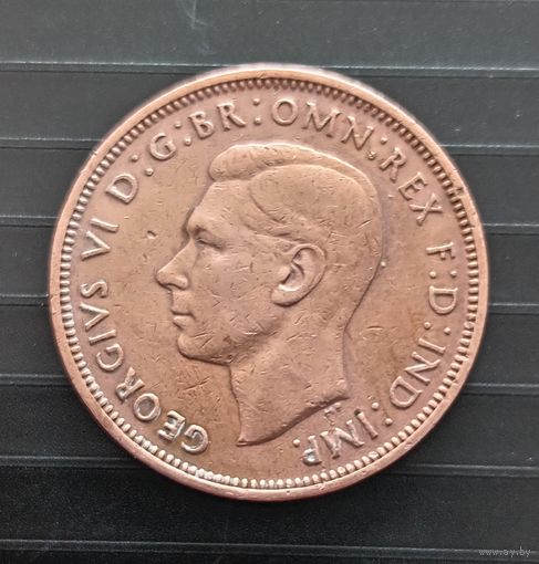 Полпенни 1944 г, Великобритания