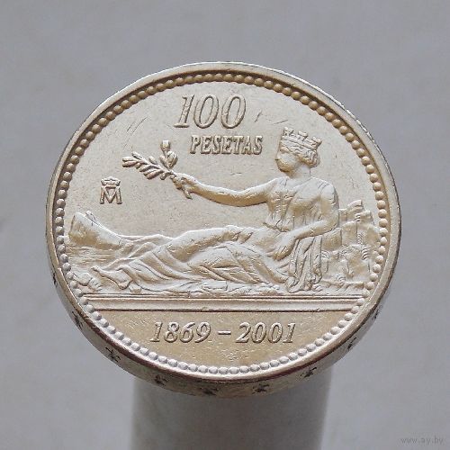 Испания 100 песет 2001 132 года песете
