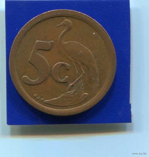 ЮАР , Южная Африка 5 центов 1993