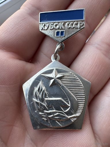 Знак. Первенство СССР. Кубок СССР. Государственный комитет по физической культуре и спорту. 2 место.