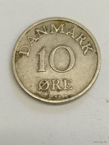 Дания 10 оре 1953