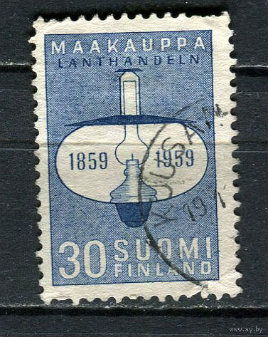 Финляндия - 1959 - 100 лет свободной торговли - [Mi. 514] - полная серия - 1 марка. Гашеная.  (Лот 82Gt)-T41P57