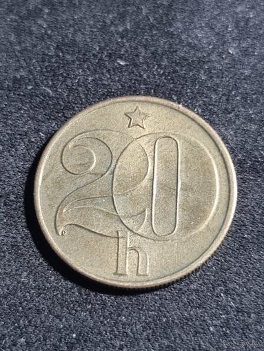 Чехословакия 20 геллеров 1988