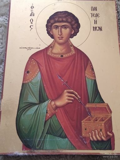 Икона целитель Пантелеимон 20/17