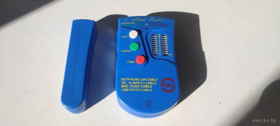 Тестер кабеля lan rj-45 rj-11 rj-12