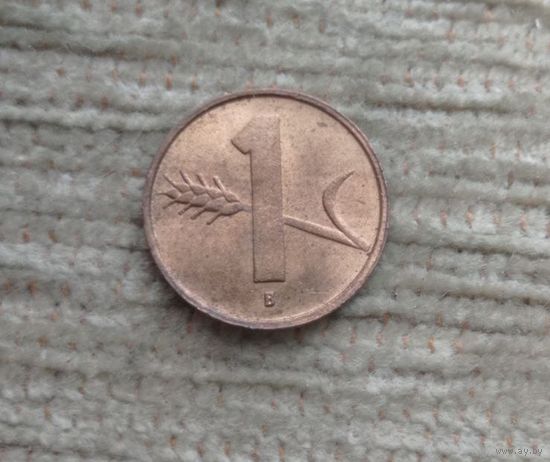 Werty71 Швейцария 1 раппен 1952 рапп