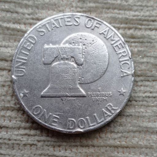 Werty71 США 1 большой доллар 1976 Колокол Эйзенхауэр 1776 1 2