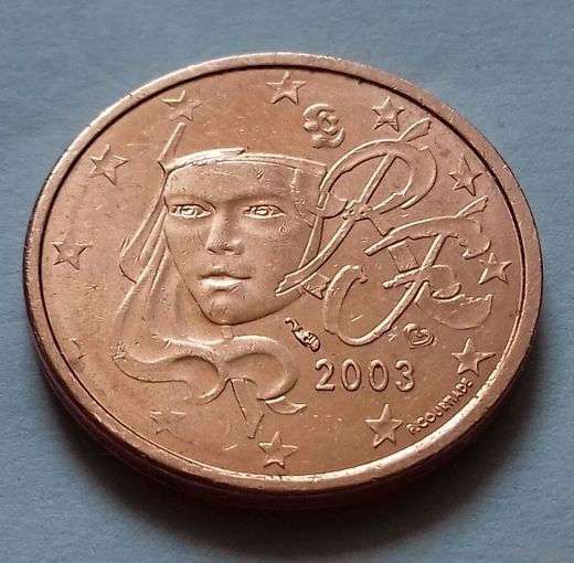 1 евроцент, Франция 2003 г.