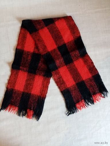 Шарф шерстяной СССР 21 х 100 см