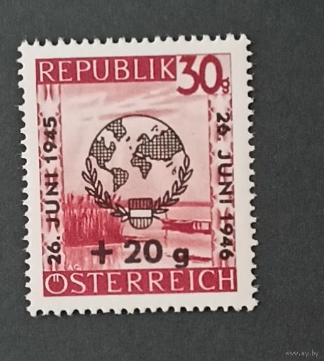 Австрия** 1946 день лиги объединенных наций  полная серия